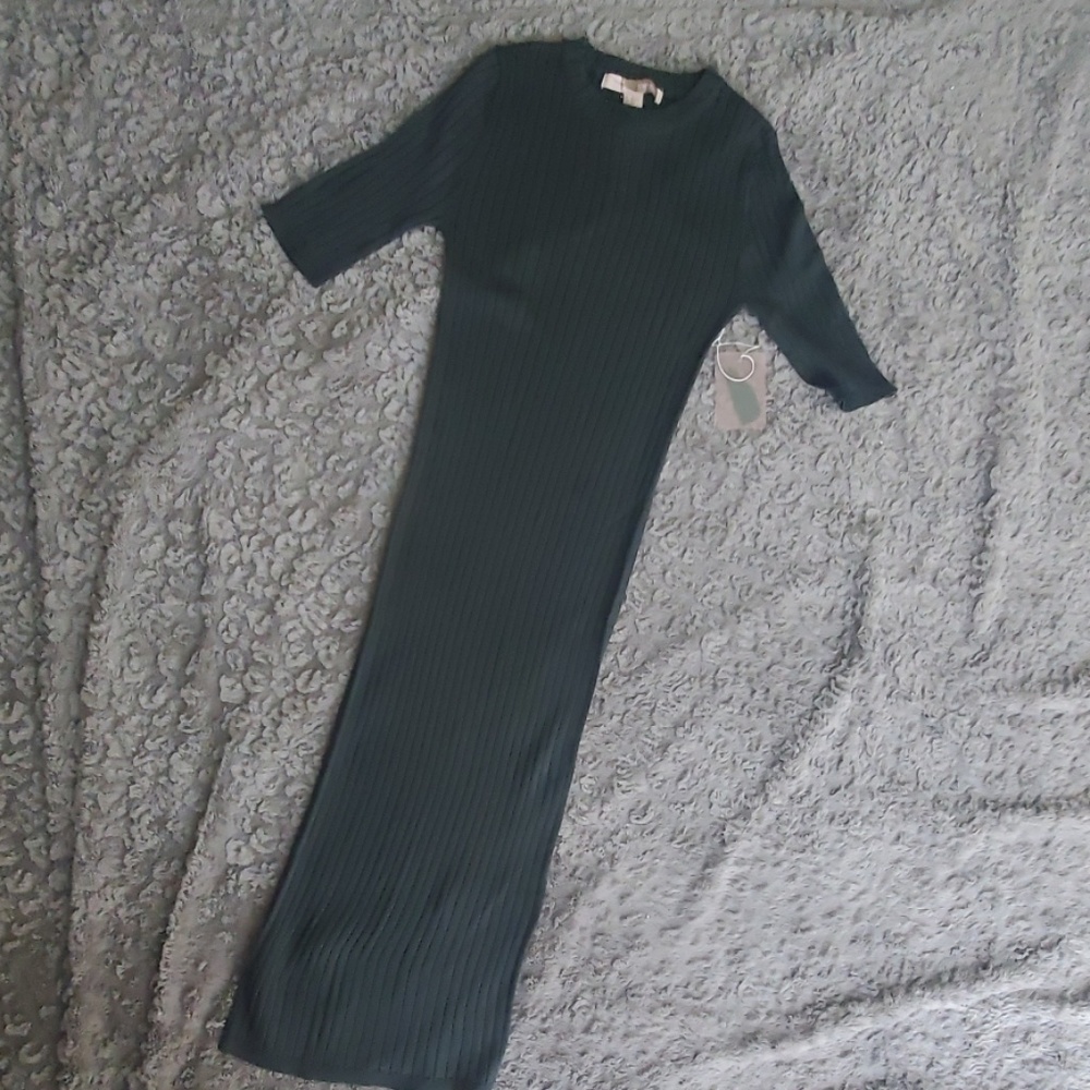 Forest green Forever 21 dress